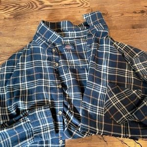 vintage reworked dickies flannel